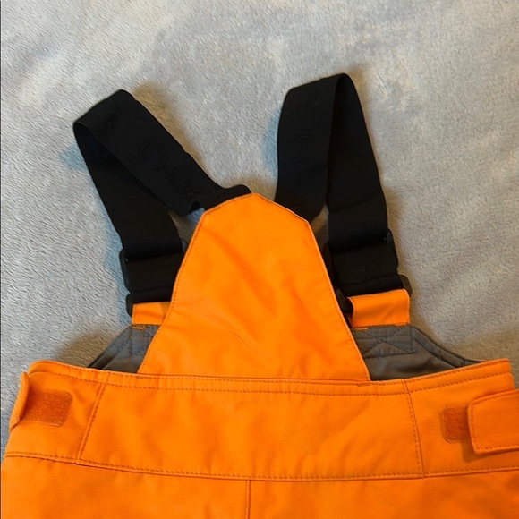 Obermeyer Orange Ski Bib Overalls Insulated Weather-Resistant Size 4 - Picture 7 of 11